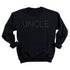 Blackout  Series:  Uncle College Pullover and T-shirt